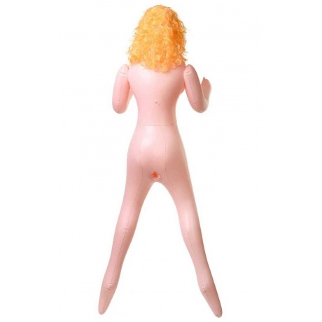 Кукла надувная Celine с реалистичной головой, блондинка, с тремя отверстиями, TOYFA Dolls-X, кибер в - фото 5