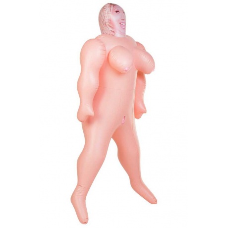 Кукла надувная Isabella, толстушка, TOYFA Dolls-X, с двумя отверстиями, блондинка, 160 см - фото 3