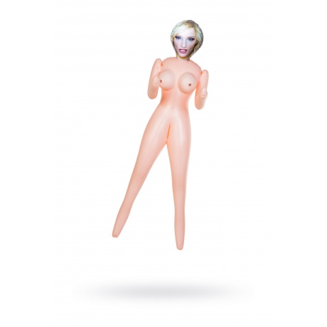 Кукла надувная Dolls-X by TOYFA Cecilia, блондинка, с двумя отверстиями, 160 см - фото 1