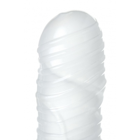 Мастурбатор TOYFA A-Toys Pocket Stripy, TPR, белый, 7,8 см (растягивается до 30 см) - фото 8