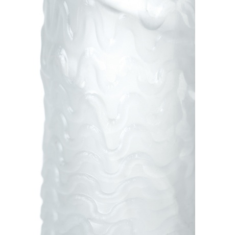 Мастурбатор TOYFA A-Toys Pocket Wavy, TPR, белый, 7,8 см (растягивается до 30 см) - фото 8