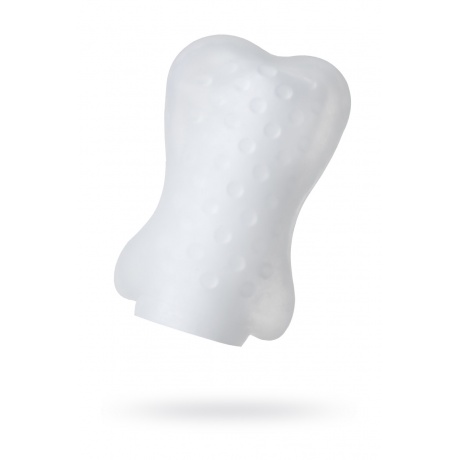 Мастурбатор TOYFA A-Toys Pocket Dotty, TPR, белый, 7,8 см (растягивается до 30 см) - фото 1