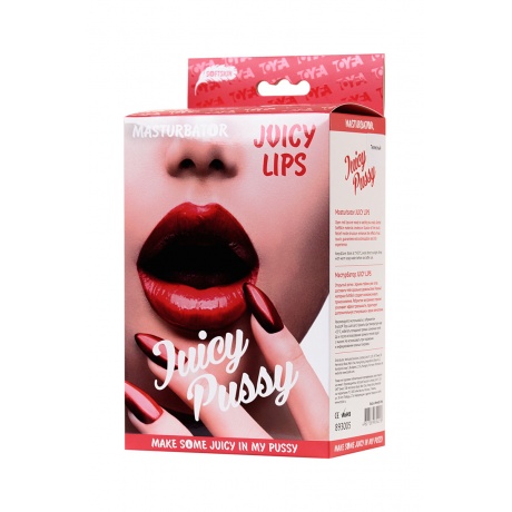 Мастурбатор реалистичный TOYFA Juicy Pussy Juicy Lips, рот, TPR, телесный, 12,6 см - фото 5