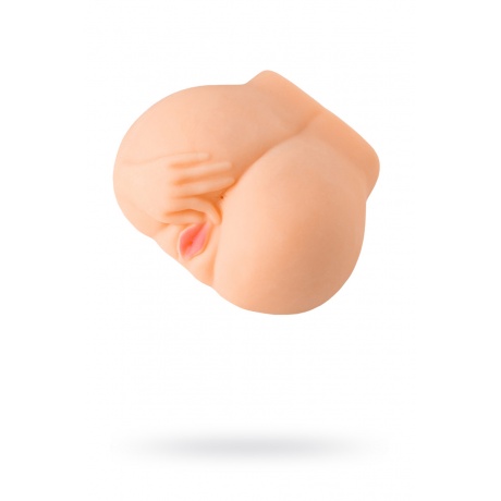 Мастурбатор реалистичный TOYFA Juicy Pussy Chantal с вибрацией, вагина и анус, TPR, телесный, 14,5 с - фото 1
