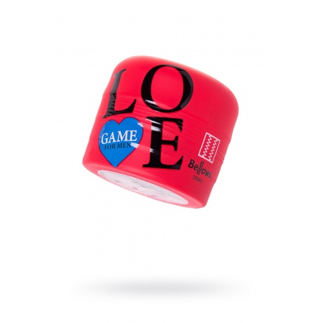 Мастурбатор нереалистичный Lovegame High pressure strips, TPE, красный, 15 см - фото 1