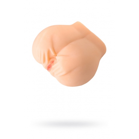 Мастурбатор реалистичный TOYFA Juicy Pussy Pauline с вибрацией, вагина и анус,TPR, телесный, 14,5 см - фото 1