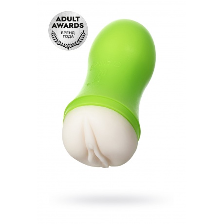 Мастурбатор TOYFA  A-Toys Crista, вагина, TPE, зеленый, 14 см - фото 1