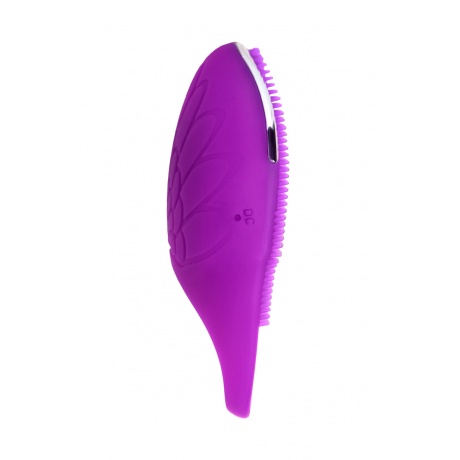 Виброкольцо с ресничками перезаряжаемое JOS RICO, Силикон, Фиолетовый, 9 см - фото 3