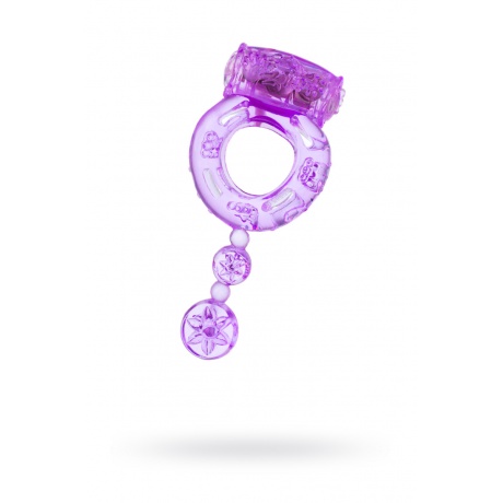 Виброкольцо TOYFA, TPE,фиолетовый - фото 1