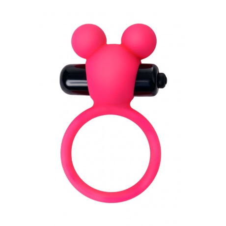 Виброкольцо на пенис A-Toys by TOYFA, силикон, розовое, ? 3,1 см - фото 3