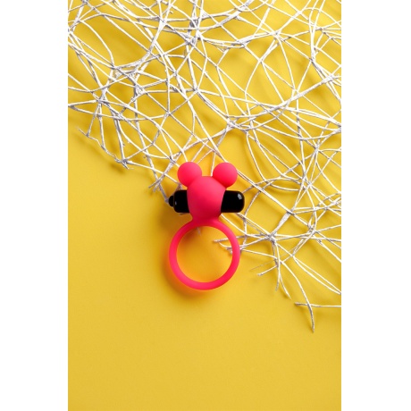 Виброкольцо на пенис A-Toys by TOYFA, силикон, розовое, ? 3,1 см - фото 8