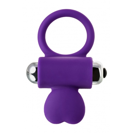 Виброкольцо с ресничками JOS PERY, силикон, фиолетовое, 9 см - фото 5