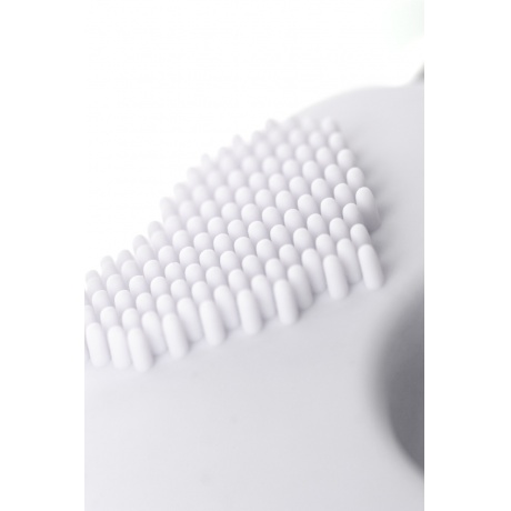 Виброкольцо для продления полового акта JOS MOYS, силикон, белое, 6,7 см - фото 8
