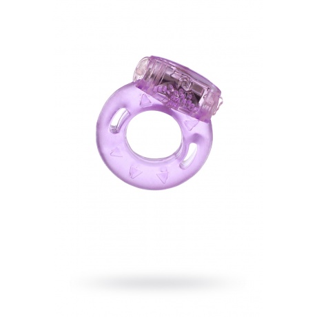 Виброкольцо TOYFA, TPE 818034-4, фиолетовый - фото 1