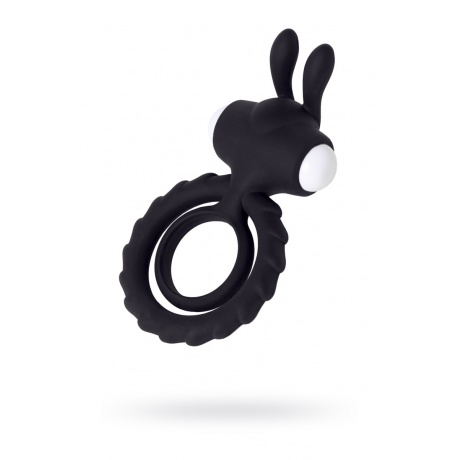 Эрекционное кольцо на пенис JOS BAD BUNNY, силикон, чёрный, 9 см - фото 1