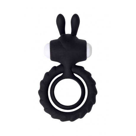 Эрекционное кольцо на пенис JOS BAD BUNNY, силикон, чёрный, 9 см - фото 2
