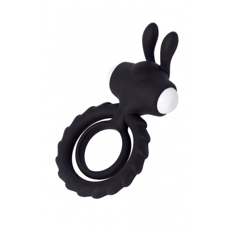 Эрекционное кольцо на пенис JOS BAD BUNNY, силикон, чёрный, 9 см - фото 3