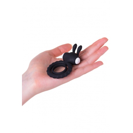 Эрекционное кольцо на пенис JOS BAD BUNNY, силикон, чёрный, 9 см - фото 7