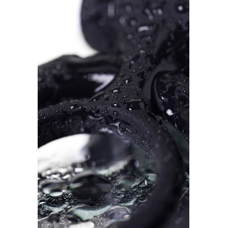 Эрекционное кольцо на пенис JOS BAD BUNNY, силикон, чёрный, 9 см - фото 10
