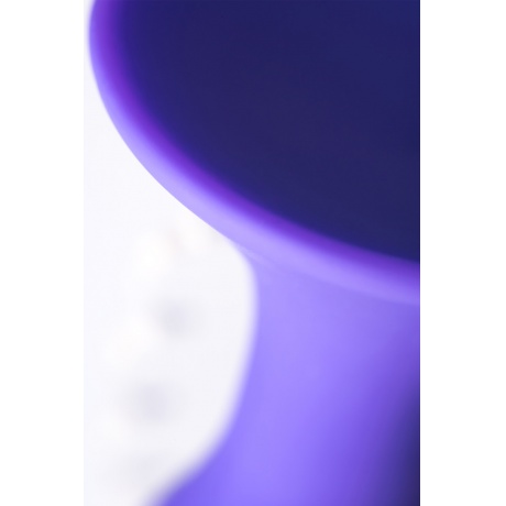 Анальная втулка Штучки-дрючки S, Силикон, Фиолетовый, 11,3 см - фото 8