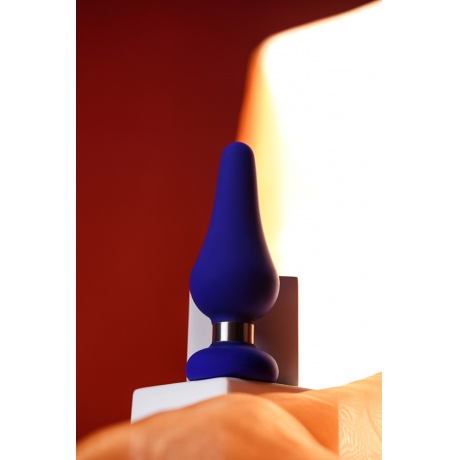 Анальная втулка ToDo by Toyfa Сlassic, размер L, силикон, синяя, 13 см, ? 4,6 см - фото 7