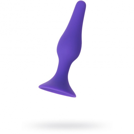 Анальная втулка TOYFA A-Toys, Силикон, Фиолетовый, 10,2 см - фото 1