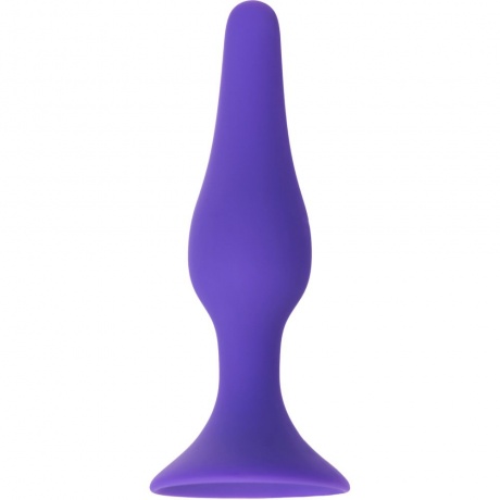 Анальная втулка TOYFA A-Toys, Силикон, Фиолетовый, 10,2 см - фото 2