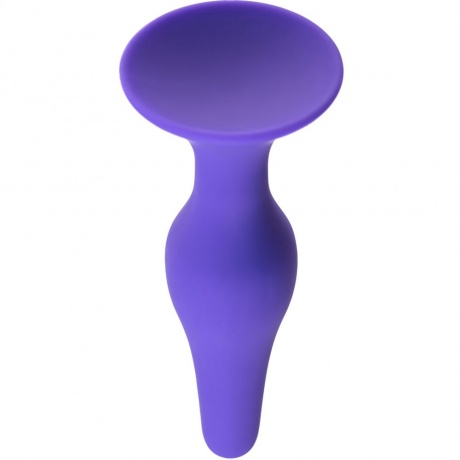 Анальная втулка TOYFA A-Toys, Силикон, Фиолетовый, 10,2 см - фото 4