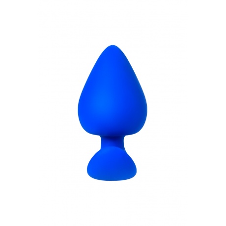 Анальная пробка A-Toys by TOYFA, силикон, синяя, 8,3 см, ? 4,1 см - фото 4