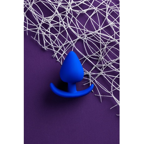 Анальная пробка A-Toys by TOYFA, силикон, синяя, 8,3 см, ? 4,1 см - фото 8