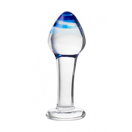Анальная втулка Sexus Glass, стекло, прозрачная, 11,5 см, ? 4 см - фото 2