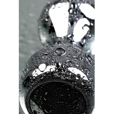 Анальная втулка Metal by TOYFA, металл, серебристая, с кристаллом цвета турмалин, 10,8 см, ? 4 см, 1 - фото 10