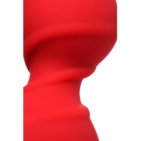 Анальная втулка ToDo by Toyfa Trio, силикон, красная, 16 см, ? 3,3 см - фото 6