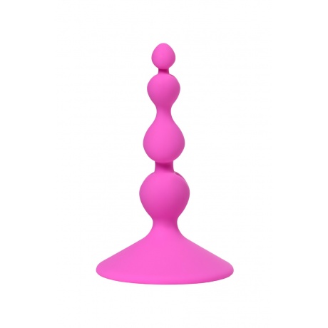 Анальная втулка ToDo by Toyfa Loverty, силикон, розовая, 8 см, ? 2,3 см - фото 3