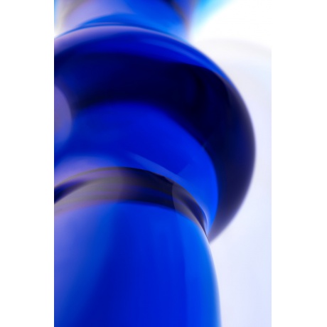 Анальная втулка Sexus Glass, стекло, синяя, 13,5 см, ? 4,5 см - фото 5