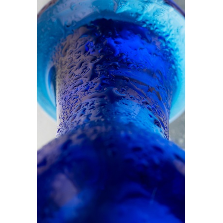 Анальная втулка Sexus Glass, стекло, синяя, 13,5 см, ? 4,5 см - фото 6