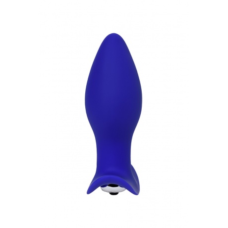 Анальная вибровтулка ToDo by Toyfa Fancy, силикон, синяя, 10,7 см, ? 3,5 см - фото 3