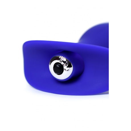 Анальная вибровтулка ToDo by Toyfa Fancy, силикон, синяя, 10,7 см, ? 3,5 см - фото 7