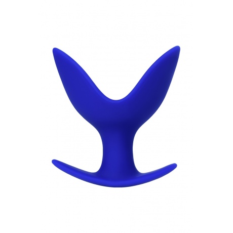 Расширяющая анальная втулка ToDo by Toyfa Bloom, силикон, синяя, 9,5 см, ? 7 см - фото 2