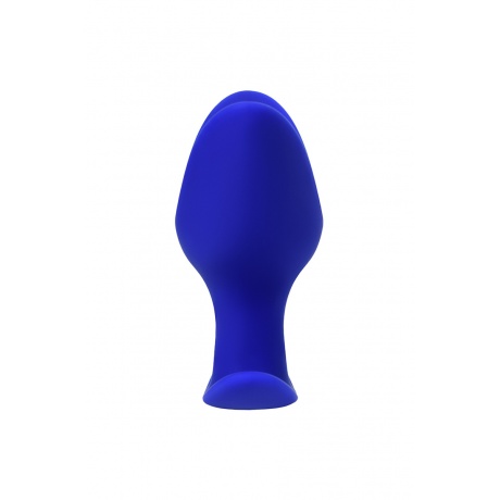 Расширяющая анальная втулка ToDo by Toyfa Bloom, силикон, синяя, 9,5 см, ? 7 см - фото 3