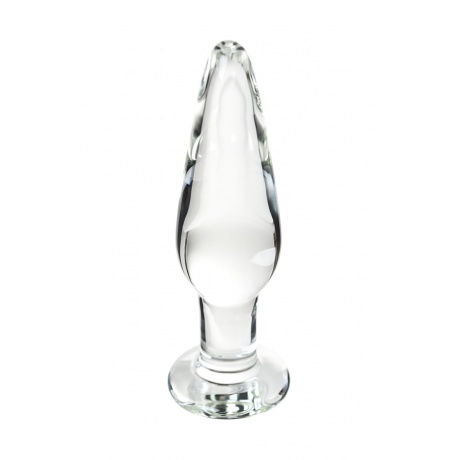 Набор анальных втулок Sexus Glass, стекло, прозрачный, 14/12,5/12 см, ? 4/3,5/3 см - фото 4