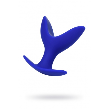 Расширяющая анальная втулка ToDo by Toyfa Bloom, силикон, синяя, 9 см, ? 6,5 см - фото 1