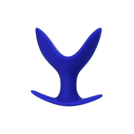 Расширяющая анальная втулка ToDo by Toyfa Bloom, силикон, синяя, 9 см, ? 6,5 см - фото 2