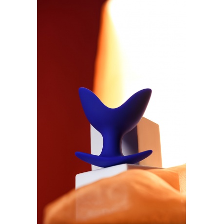 Расширяющая анальная втулка ToDo by Toyfa Bloom, силикон, синяя, 9 см, ? 6,5 см - фото 7