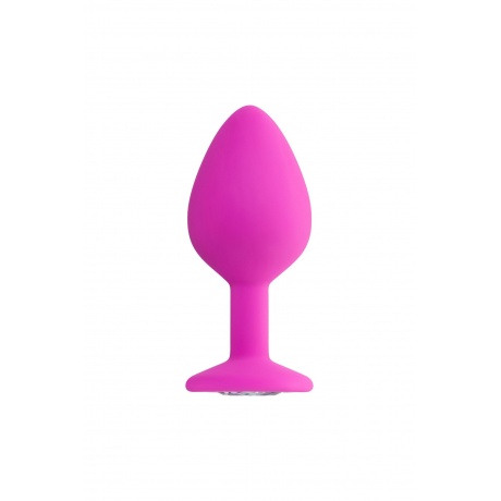 Анальная втулка ToDo by Toyfa Brilliant, силикон, розовая, 8 см, ? 3 см, 50 г - фото 3