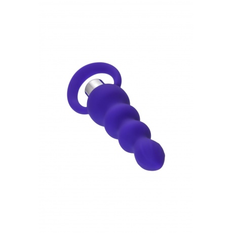 Анальная втулка ToDo by Toyfa Twisty, силикон, фиолетовая, 14 см, ? 3,2 см - фото 3