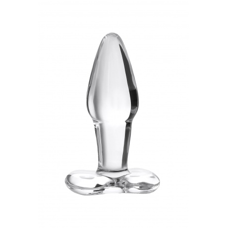 Анальная втулка Sexus Glass, стекло, прозрачная, 10,5 см, ? 3,5 см - фото 2