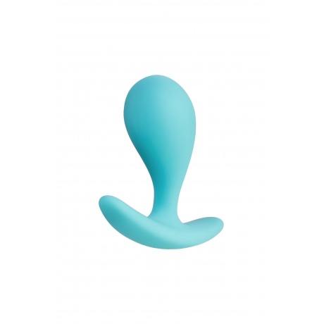 Анальная втулка ToDo by Toyfa Blob, силикон, голубая, 5,5 см, ? 2,1 см - фото 2