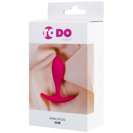 Анальная втулка ToDo by Toyfa Hub, силикон, розовая, 7,2 см, ? 2 см - фото 6