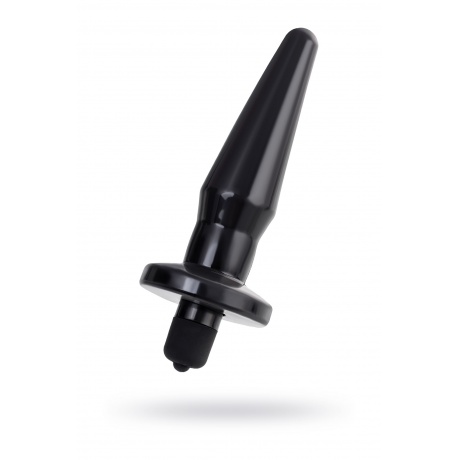 Анальная втулка TOYFA POPO Pleasure Lacerta с вибрацией, TPR, черная, 12,1 см - фото 1